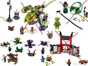 LEGO sety - Ninjago Hadi, zbrane, doplnky