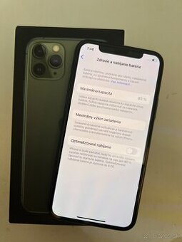 IPHONE 11 PRO MIDNIGHT GREEN 256GB ZÁRUKA - VEĽMI PEKNÝ STAV