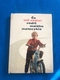 Kniha "Čo má vedieť vodič malého motocykla". - 1