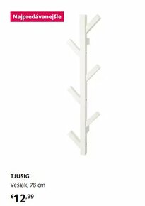 IKEA TJUSIG Vešiak, 78 cm