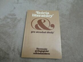 Teória literatúry pre stredné školy (1987)