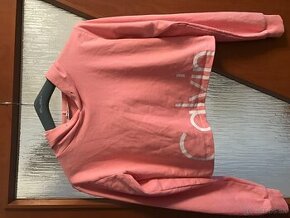 CALVIN KLEIN originál baby pink damska mikinka S/M - 1