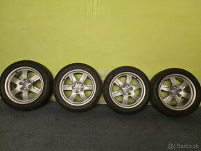 Alu. Audi 5x112 R17+pneu 225/50R17 zimné - 1