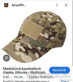 Šiltovka multicam