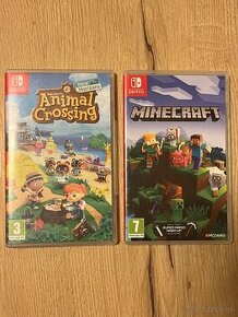 Minecraft a Animal Crossing Nintendo