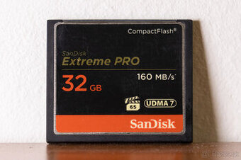 SanDisk 32gb Extreme Pro CompactFlash 160 MB/s UDMA 7