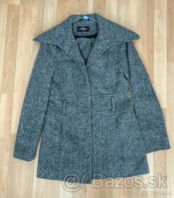 šedý kabát veľ M - 1