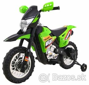 Elektrická detská motorka CROSS zelená