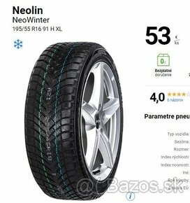 Zimné pneumatiky Neolin neowinter 195/55r16 91 h xl