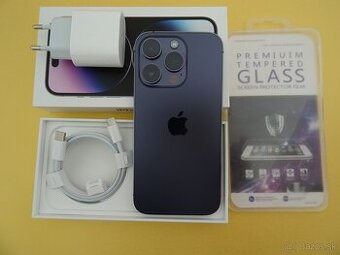 iPhone 14 PRO 256GB PURPLE - ZÁRUKA 1 ROK - VELMI DOBRY STAV - 1