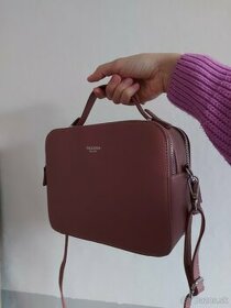 Ružová staroružová crossbody kabelka