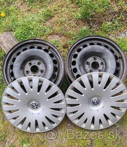 Predám 4ks  5 x 112 vw disky aj s puklicami na passat