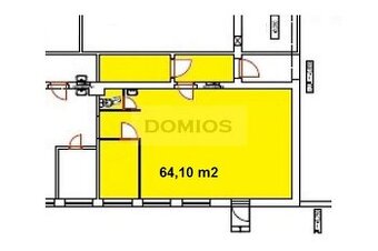 Obchodné priestory (64,10 m2, výklad, prízemie, KE-Z)