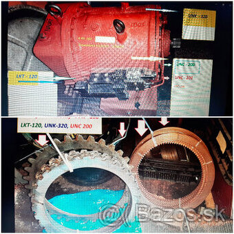 lamely keramické  prevodovky 4PR-160   LKT120, UNK320, LKT90