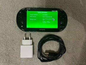 P: PlayStation VITA Slim (FLASH) + 64GB karta plná hier - 1