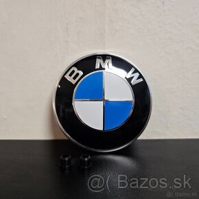 ✅BMW ZNAK / EMBLEM + GUMOVE STUPLE / ROZMER 82/78/74 MM