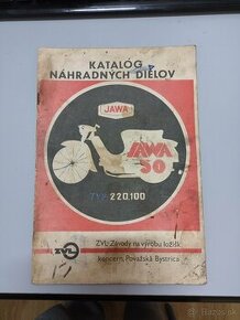 Katalog nahradnych dielov Jawa 50 Typ 220.100