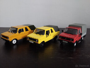 3x Legendarne automobily čssr Tarpan 1:43 , 1/43