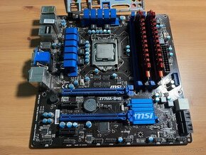 MSI Z77MA-G45 + i5-2500k + DDR3 gskill ripjaws 2x4gb 1600mhz