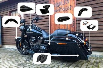 Road King Special - Harley OEM BodyKit/kapotáž - Vivid Black