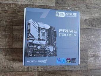 Predám novú ASUS PRIME B760M-A WIFI D4