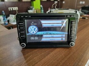 autoradio VW Group nepoužité 2din S GPS a DVD - 1