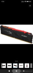 KÚPIM 2x 8gb HyperX fury series