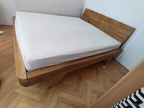 Dubova postel + matrac 200x180