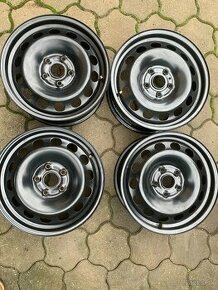 Predám nove plechove disky 5x112 R16; 5x112 R15 - 1