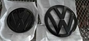 VW Golf 7 čierne logo - predné - zadné