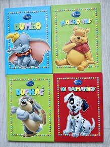 Knihy Disney - Dumbo, Macko Puf, Dupkáč, 101 Dalmatínov