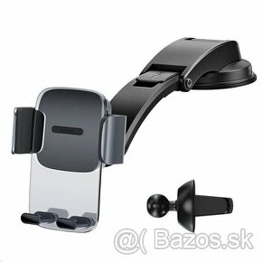 Držiak do auta Baseus Easy Control Clamp s ramenom SET čiern