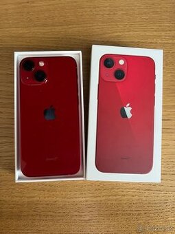 Predám iPhone 13 MINI 128GB RED, TOP stav, VOLNY