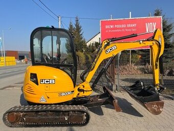 Minibager minirypadlo JCB 8030 ZTS, Kubota Yanmar, 2017rv