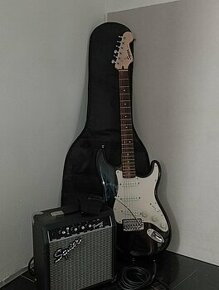 Elektrická gitara Fender Squier - gitarový set