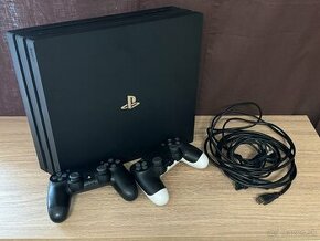 Playstation 4 Pro 1000Gb + 2 ovladače plus rok záruka