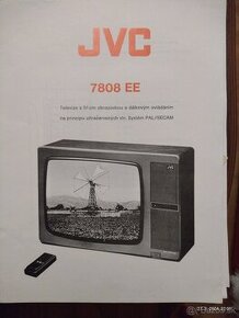 K televízoru JVC 7808 EE - návod +elektrická schéma