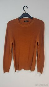 Jack & Jones sveter oranžový, veľkosť M, 100% bavlna