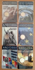 2 euro pamätné euromince Andorra