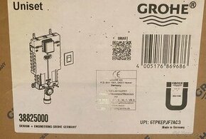 Závesné WC Grohe Uniset - 2 v 1 set pro WC, chrom 38825000