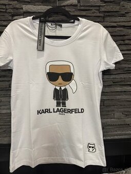 Karl Lagerfeld tričko biele