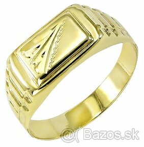 zlatý pánsky prsteň Glare 270