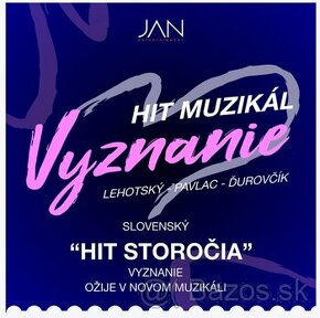 Muzikál VYZNANIE 19.10.2024 Košice