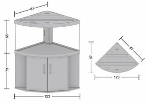 Skrinka pod akvarium trigon 350 - 1