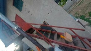 Železne schody s plošinou - 1
