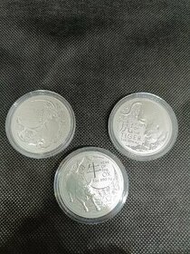 Lunárna Séria III RAM. Ročník 2020/21/22. 3x 1 oz Ag 999