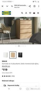 Predam komodu z IKEA