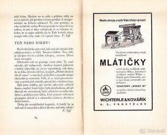 Za lepší reklamou - starožitná kniha z roku 1931, top stav