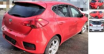 predám DVERE Kia Ceed 1.6 GDi 2017 MOTOR G4FD, ZADNÝ NÁRAZNÍ