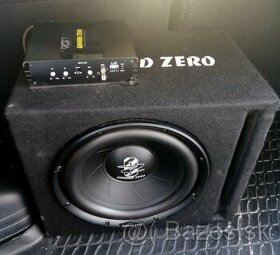 Zostava Subwoofer Ground Zero GZIW 300, zosilňovač + bedňa